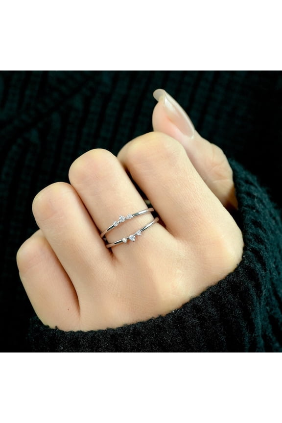 2Ct Round Cut Lab Created Diamond Women Enhancer Wrap Guard Ring 14K White Gold Plated