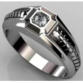 thumbnail image 1 of 2Ct Round Cut Lab Created Diamond Women's Band Ring 14K White Gold Plated Silver, 1 of 2