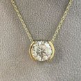 thumbnail image 1 of 2Ct Round Cut Lab Created Diamond Women's Daily Wear Pretty Pendant Necklace 14K Yellow Gold Plated, 1 of 2