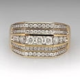thumbnail image 1 of 2Ct Round Cut Simulated Diamond Men's Pinky Wedding Band Ring 14K Yellow Gold Plated 925 Silver, 1 of 5