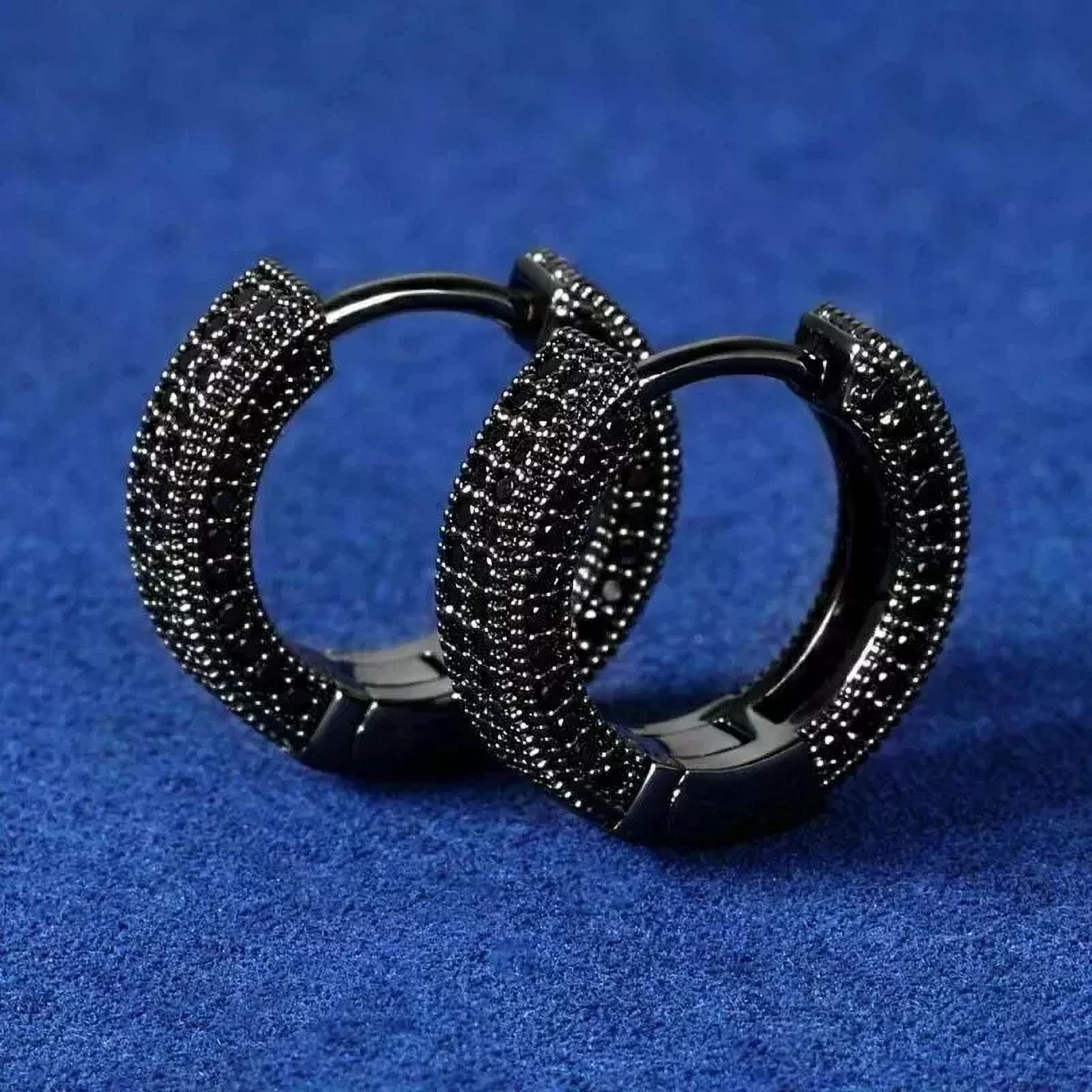 Interesting Info About Mens Hoop Earrings Black