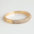 thumbnail image 1 of 2Ct Round Lab Created Diamond Proposal Engagement Band Ring 14k Yellow Gold Plated, 1 of 2