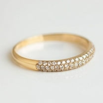 2Ct Round Lab Created Diamond Proposal Engagement Band Ring 14k Yellow Gold Plated