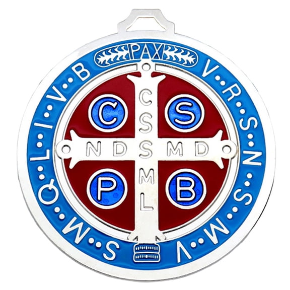 2D, 5" Intercession Saint Benedict Color Medal