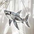 thumbnail image 1 of [2D ACRYLIC] Shark Acrylic Suncatcher, Shark Ornaments, Shark Decor, Shark Gifts For Women Men, Shark Sun Catcher For Window Hanging, Shark Lovers Gift, 1 of 4