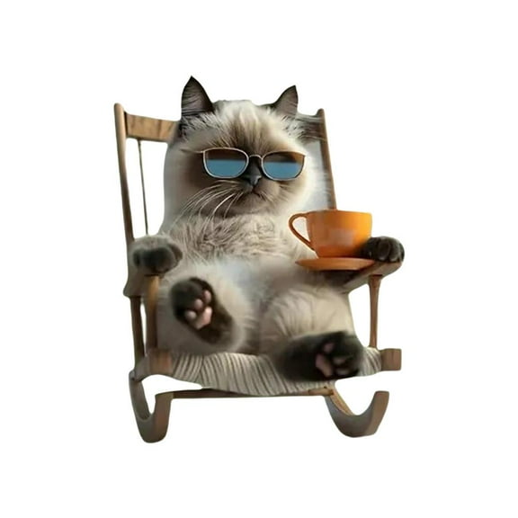 2D Acrylic Cute Siamese Cat & Dog Car Air Outlet Diffuser with Long-Lasting Fragrance for Women's Stress Relief