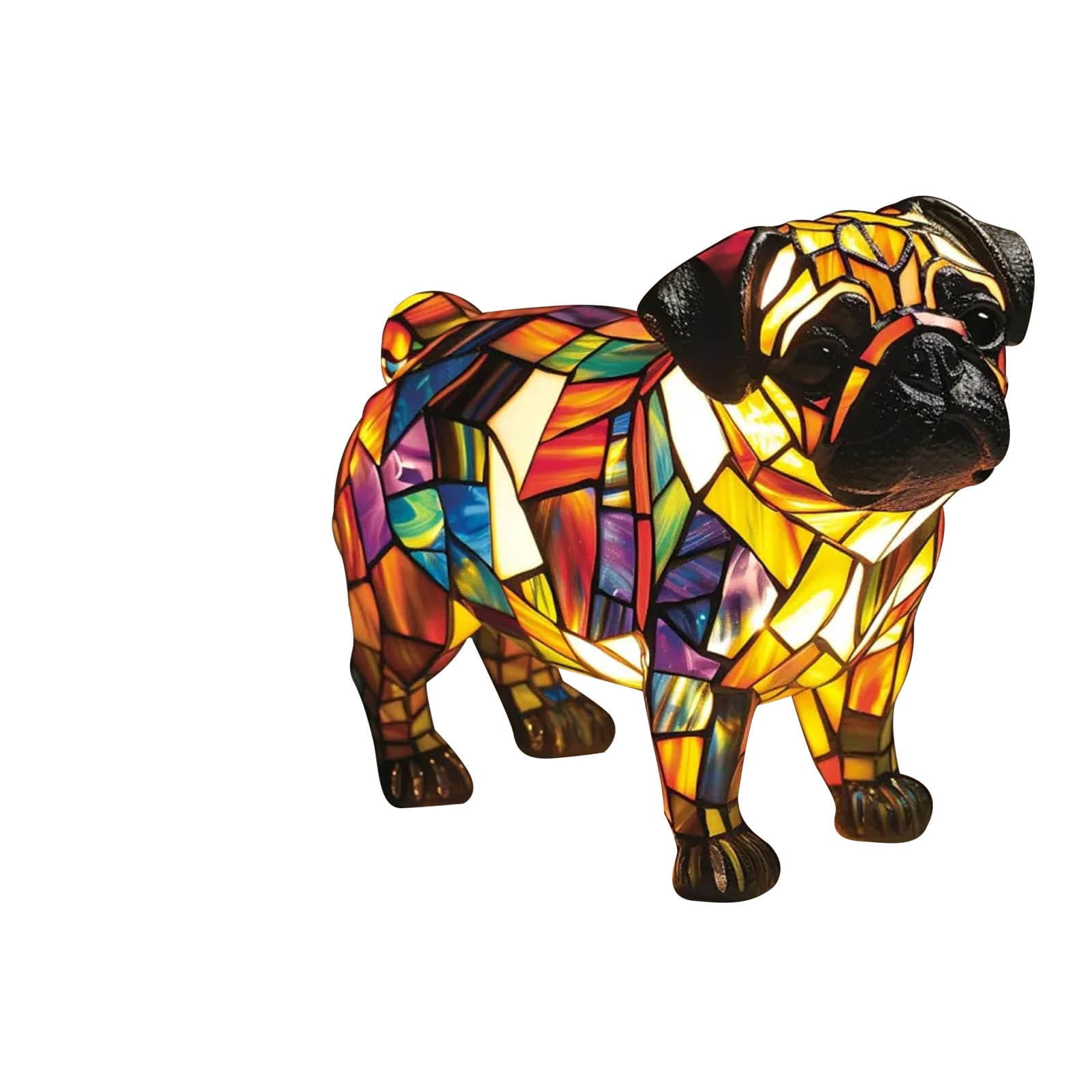 2D Acrylic Dog Window Hanging - Modern Single-Sided Pet Lover Decor for ...