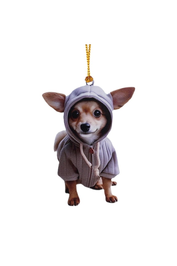 2D Acrylic Flat Cute Cat, Puppy, Duck Car Decoration Pendant for Animal Lovers, Suitable for Backpacks, Key Chains and More