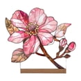 thumbnail image 1 of 2D Acrylic Floral Decor With Stained Glass Design Elegant Desktop Accent For Tabletop Display And Floral-Inspired Home Decoration, 1 of 4