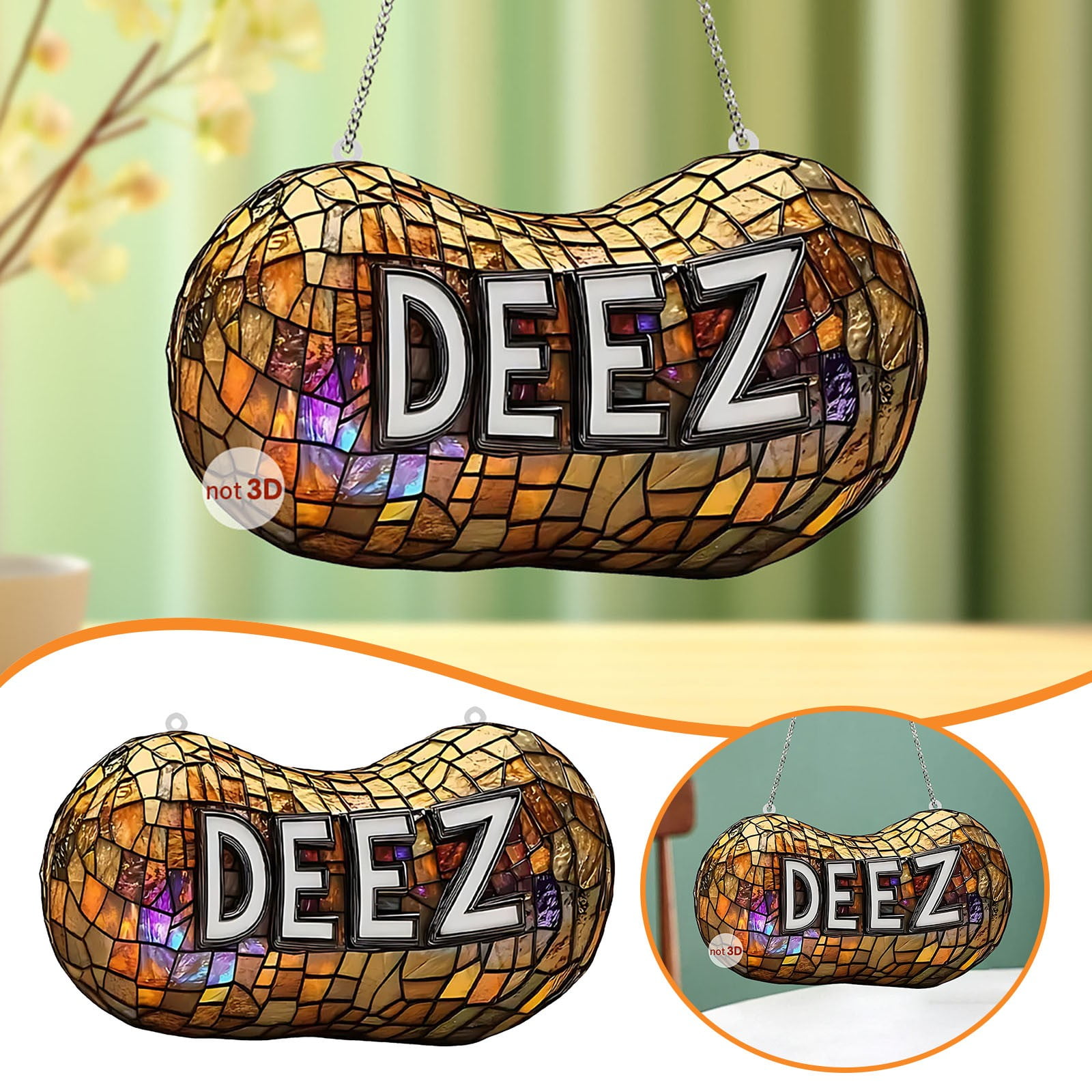 Picture of 2D Acrylic Hanging Ornament with Lightweight Design for Effortless ...