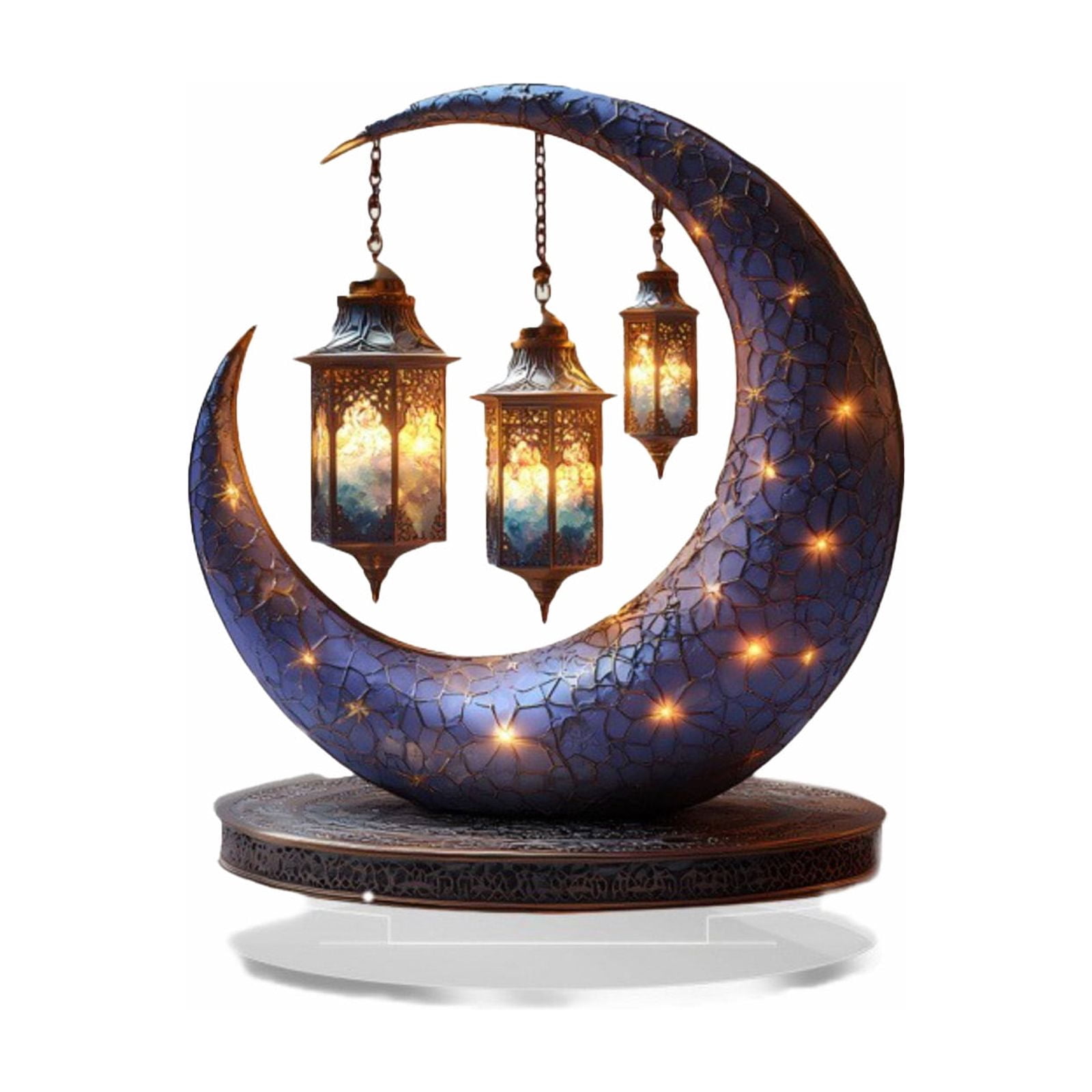 2D Acrylic Moon Lantern Home Decoration, Lunar Inspired Wall Art ...