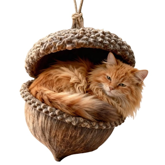2D Acrylic Sleeping Cat Keychain, Cute Cartoon Bag Charm Hanging Ornament, Gift for Cat Lovers, Pet Themed Accessory