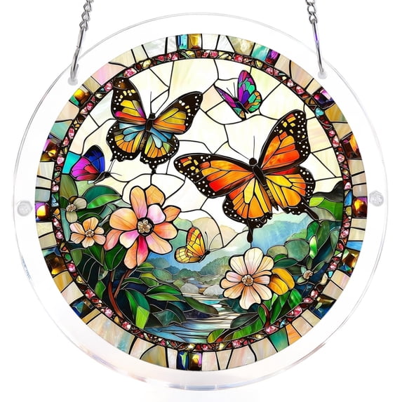2D Acrylic Suncatcher Puzzle Window Decor 3 Layers 0.1 Inch Thickness 1 Pack