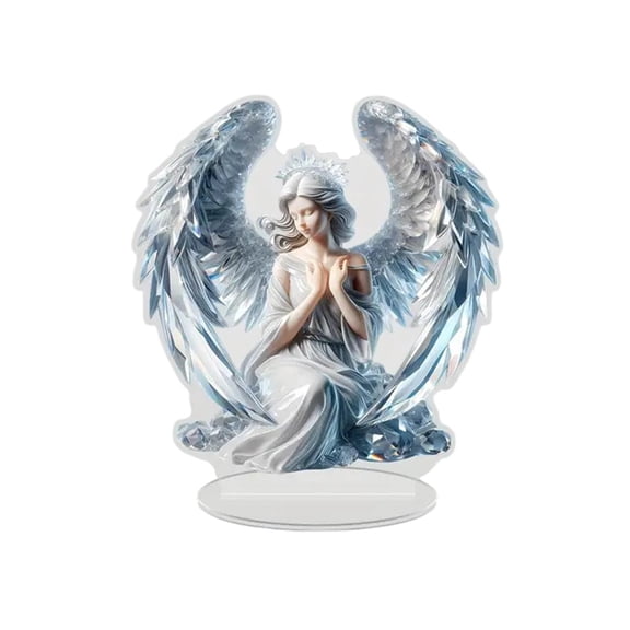 2D Acrylic Tabletop Standing Decoration with High-Definition Printing, Waterproof and Scratch-Resistant Art Piece for Living Rooms, Bedrooms and Windowsills