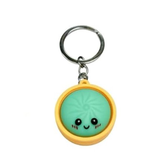 2D Adorable Cartoon Rabbit Keychain: Lightweight, & Waterproof Design!