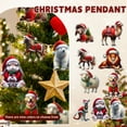 thumbnail image 1 of 2D Animal Ornaments for Christmas Tree Fashion Hanging Xmas Decorations for Indoors Home Holiday Crafts Party Supplies Christmas Decor Lion 3.1in, 1 of 9