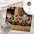 thumbnail image 1 of 2D Christmas Art Glass Cup Collection Gift Box Set, Holiday‑Printed Wine Goblet Gift Box, Heat‑Resistant Cups for Wine, Cocktails, Desserts, Nice Christmas Party Favor & Gift, 1 of 7