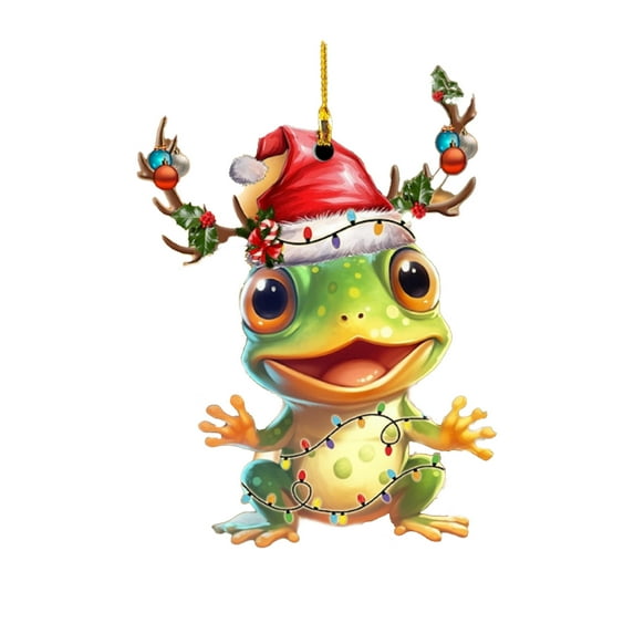 2D Christmas Decoration Pendant Christmas Tree Tag Theme Party Crafts