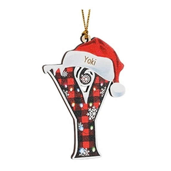 2D Christmas Decoration Pendant Christmas Tree Tag Theme Party Crafts