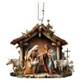 2D Christmas Decoration Scene Ornaments Christmas Garland 50 Ft