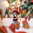 thumbnail image 1 of 2D Christmas Hanging Cartoon Deer Pattern Christmas Tree Hanging Christmas Ornaments Christmas Decorations Christmas Tree Hanging Christmas Hanging Ornaments, 1 of 8