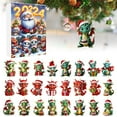 2D Christmas Home Decorations 2024 Christmas Holiday Advent Calendar