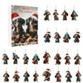 2D Christmas Home Decorative Ornaments 2024 Christmas Holiday Advent
