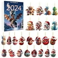 2D Christmas Home Ornaments 2024 Christmas Holiday Advent Calendar