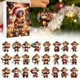 2D Christmas Home Ornaments 2024 Christmas Holiday Advent Calendar