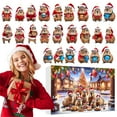 2D Christmas Home Ornaments Set 2024 Christmas Advent Calendar Set 2D