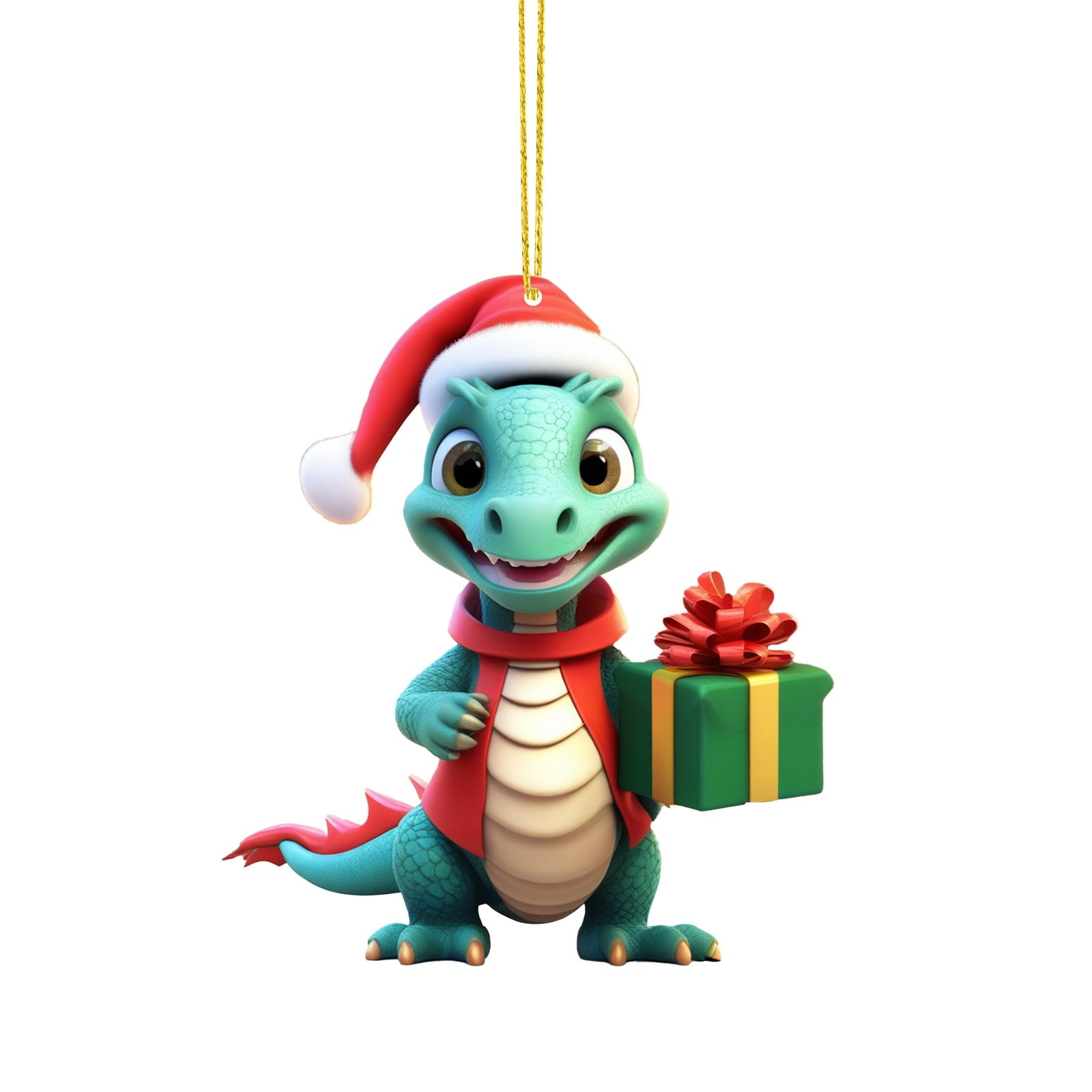 2D Christmas Pendant Decoration Christmas Tree Double Printed Acrylic