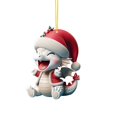 2D Christmas Pendant Decoration Christmas Tree Double Printed Acrylic