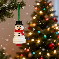 2D Christmas Tree Pendant - Flat Christmas Decoration Accessories with Golden String, Lightweight Hanging Ornament for Christmas Trees & Holiday Displays, Multicolor