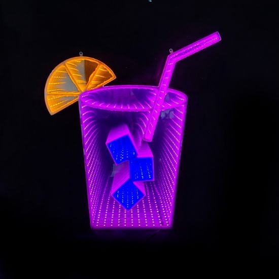 2D Cocktail Glass: High Ball