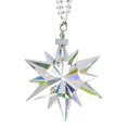 thumbnail image 1 of 2D Crystal Snowflake Light Catcher - Transparent Color With 2025 Accent, Hanging Ornament For Car, Home, Christmas Tree - Ideal For Window Display, Holiday Decor, Gifting, 1 of 8