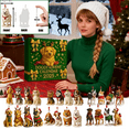 thumbnail image 1 of 2D Doggy Advent Calendar Countdown Blind Box with Acrylic Ornaments for Christmas Tree Decor, Holiday Themed Gifts for Dog Enthusiasts and Animal Lovers Christmas Home Decor, 1 of 8