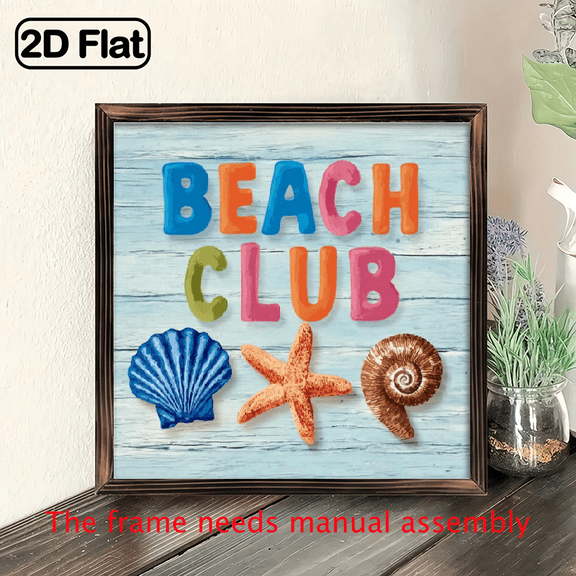 2D Flat 1pc Charming Spring Tulip 'Hello Spring' Wooden Sign - 8x8 Inch Framed Farmhouse Decor, Colorful Floral Art for Home, Room, Garden - Rustic Wall Hanging Perfect for Easter and Seasonal