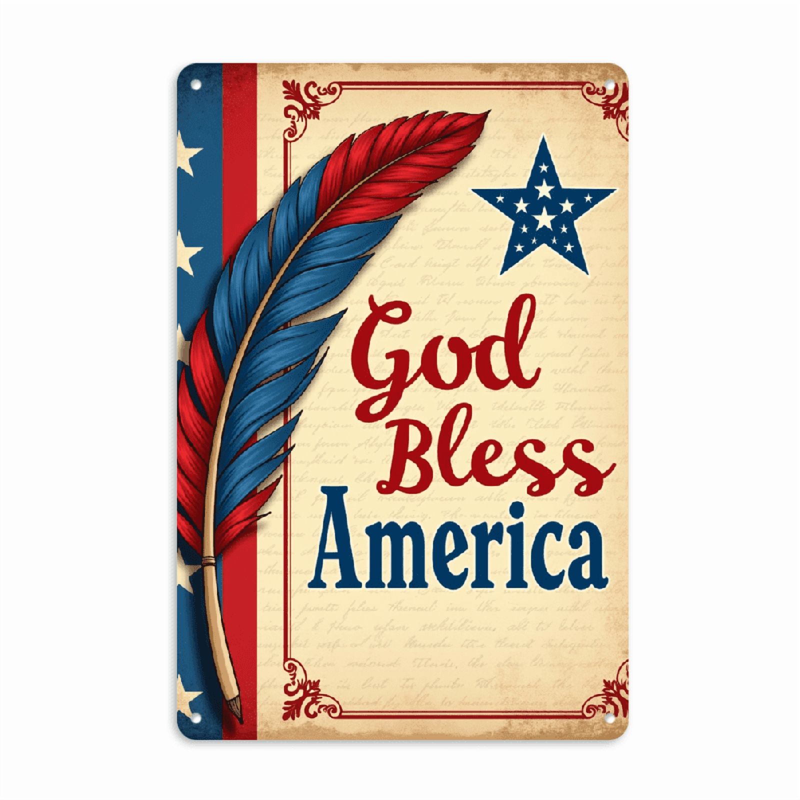 God Bless America Sign