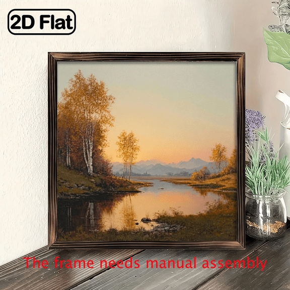 2D Flat - 1pc Rustic Wooden Framed LOVE Sign with Shamrock 8x8 Inch Farmhouse Wall Decor for Kitchen, Bathroom, or Living Room, St Patrick'S Day Gift, Indoor Desktop and Wall Decoration, Vintage Ro