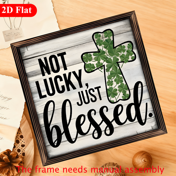 2D Flat, 2D Decorative Painting, Exquisite, Museum Beautiful Decorative Painting, with Wooden Photo Frame, Suitable for Kitchen, Home Office, Living Room, Bedroom, 2D Flat