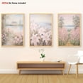 thumbnail image 1 of [2D Flat] 3pcs, Decorative Painting, 2D Flat Frameless Canvas Art, Monet Art Poster Set of 3, Claude Monet Painting Art Print Set of 3, Farmhouse Decor, Suitable for Home, Living Room, Bedroom Wall, 1 of 4