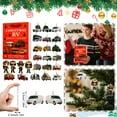 thumbnail image 1 of 2D Flat Acrylic Mystery Box with 24 Pendants & Airplane Box, Christmas Countdown Calendar Fun Gift for Kids Teens Adults, 1 of 7