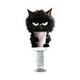thumbnail image 1 of 2D Flat Acrylic Shy Kitty Bobblehead, Cute Cat Bobble with Spring Motion, Car Dashboard and Office Desk Decor, Shaking Cat Ornament for Bookshelves and Home, Adorable Feline Accessory, 1 of 5