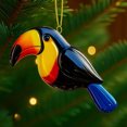 thumbnail image 1 of 2D Flat Bird Christmas Ornament - Acrylic Winter Bird Pendant, Print Break-Proof Tree Tags Cute Stocking Stuffer for Bird Lovers, 1 of 6