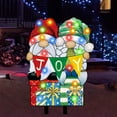 thumbnail image 1 of 2D Flat Christmas Yard Stakes, Light Up Christmas Yard Decorations with LED, Chicken Snata Gnomes Lighted Yard Stakes Outdoor Christmas Garden Stake Lawn Pathway Outdoor Decoration, 1 of 6