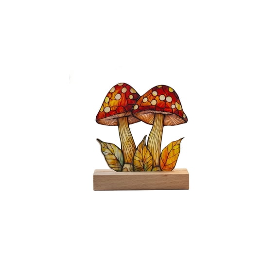 2D Flat Floral Display Table Centerpiece Decoration Plastic Orange 1 Count