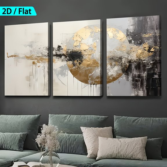 2D Flat Modern Stylish Abstract Light Luxury Art in 2D Print, Featuring Framed Canvas Paintings And Posters That Are Ready to Hang. Ideal for Home Decor, Wall Art, Room Decoration