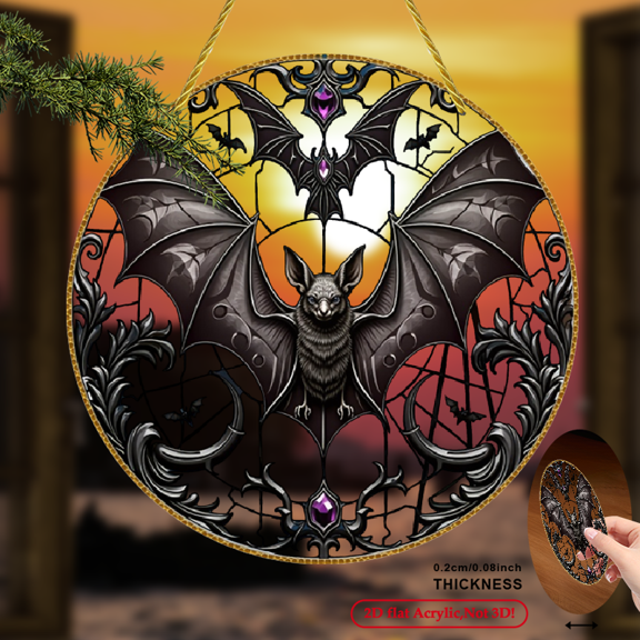 2D Flat One Piece of 2D Acrylic Round Shape Measuring , Suitable for Decorating Living Rooms And Bedrooms, As Well As for Festive Occasions CC-Acrylic 8*8inch.