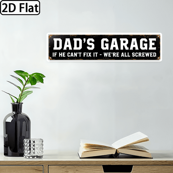 2D Flat, Room Decor Vintage Coffee Snack Man Cave Grandpa'S Workshop Broken Toys Fixed Here 4x16 Inch Metal Signs Rustic Men Laundry Coffee Wall Decor Signs Men Dad Grandpa Grandad Garage Signs fo