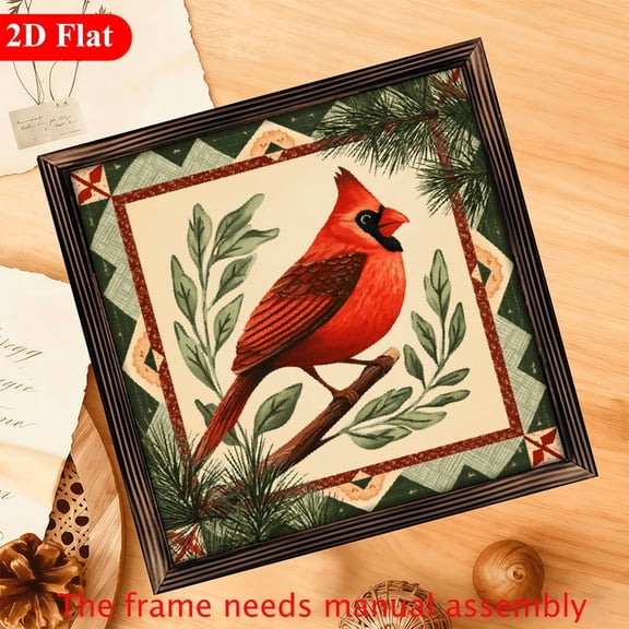 - A Single Piece Wall Decoration Featuring a Farm-Style Barn Star with Stripes, Designed As a Checklist Frame This Stylish Red Bird Design Measures 12x12 Inch And Is Suitable for Living
